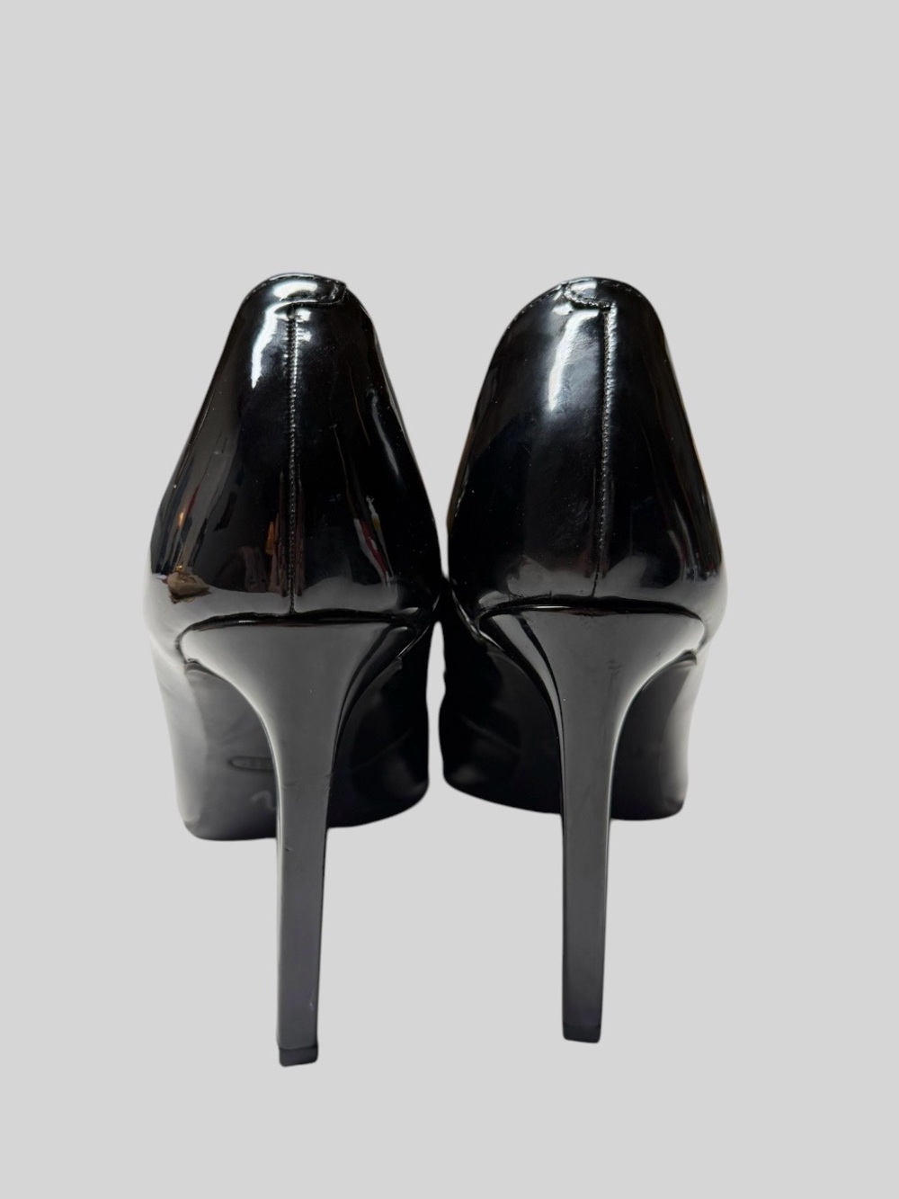 Nine West Black Patent Pointed Stiletto Pumps - Picture 5 of 8